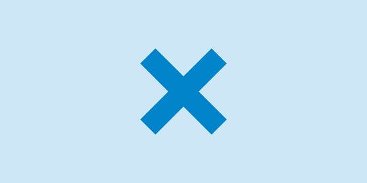 Fehlende Sicherheitsupdates - x.jpg Symbol X